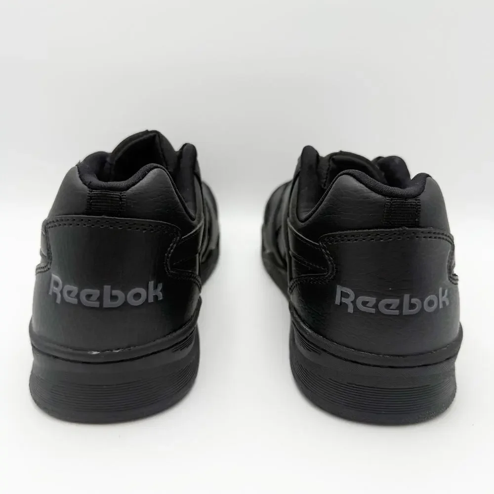Reebok Mens BB4500 CT Work Sneakers US 9 Wide Black Leather Slip Resistant NIB
